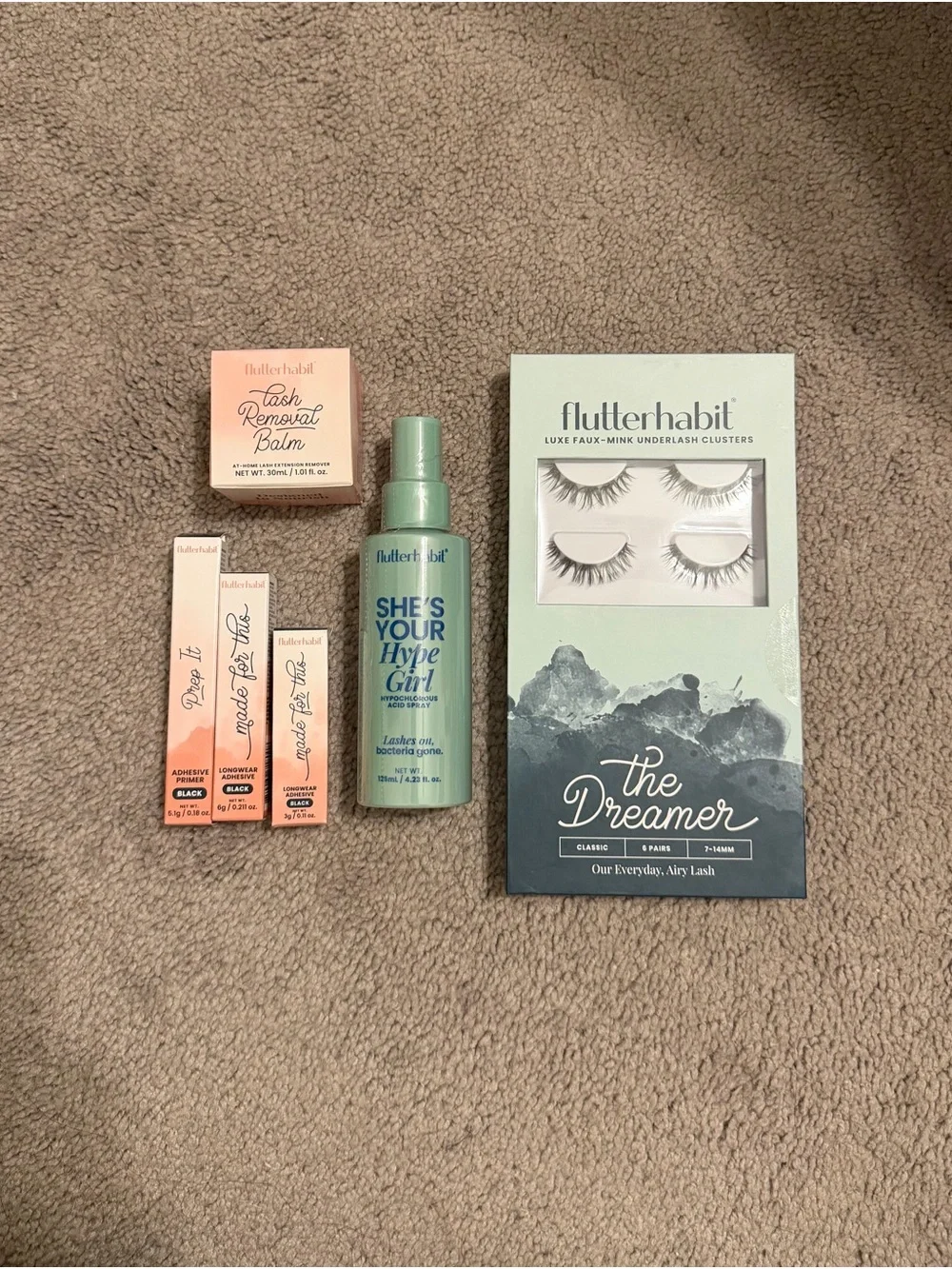 The Dreamer Faux Mink Lashes & Lash Care Set - Black Lashes
